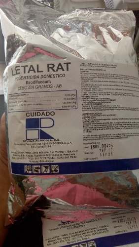 Rodenticida, Mata Rata, Letal Rat X Kg