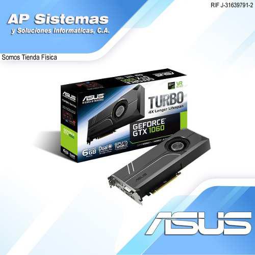 Tarjeta De Video Asus Turbo Gtx 1060 6g