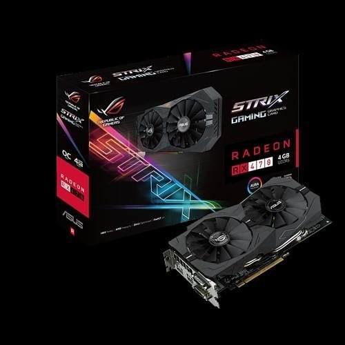 Tarjeta Grafica 4gb Rx 470 Asus Radeon Rog Strix Gpu