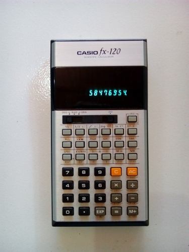 Antigua Calculadora Casio Fx-120