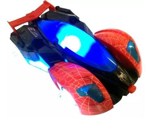 Carro Juguete Niños Spiderman Convertible Con Luces Sonido