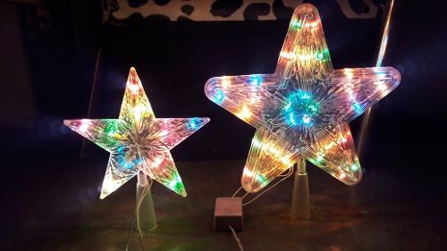 Estrellas Con Luces Para Arbolitos Medianas Y Grandes Nuevas