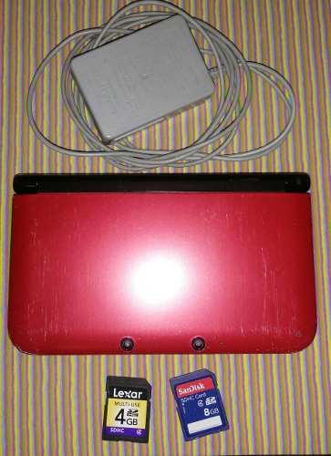 Nintendo 3ds Xl + 2 Memorias Sdhc 8 Y 4 Gb 21 Juegos 90vrd