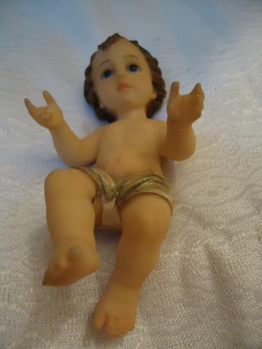 Niño Jesus Para Nacimiento O Pesebre Porcelana Santini 11cm