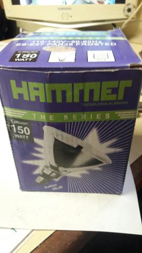 Reflector Par-38 De 150w Pesado De Interperie Blanco Hammer