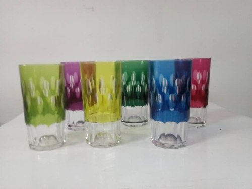 Vasos De Cristal De Colores