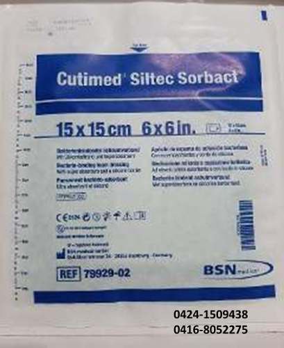 Cutimed Sorbact, C Siltec, Cuticell Epigraft Y Enterogermina