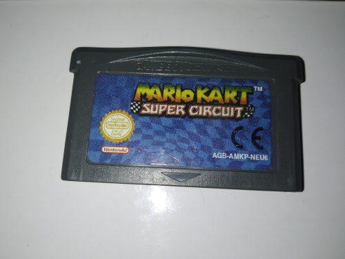 Juego De Game Boy Advance Mario Kart Súper Circuit