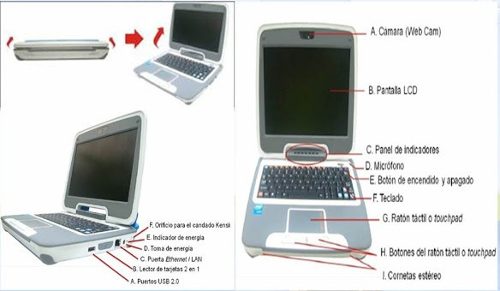 Pantalla Mini Lapto 8.9 Compatible Canaima 1