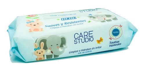 Toallas Húmedas Para El Bebé Con Olor Marca Care Studio