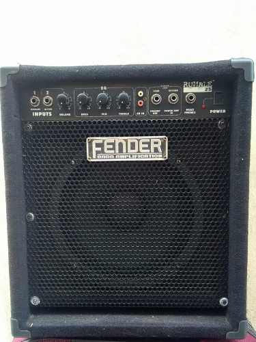Amplificador Para Bajo Marca Fender Rumble 25w