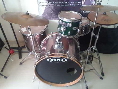 Batería Mapex Platos Zildjian