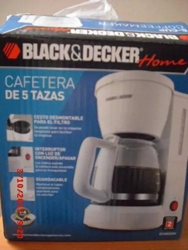 Cafetera Black&decker 5 Tazas De Cafe Grandes Y 8 Pequeñas