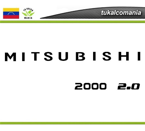 Calcomanía Mitsubishi Panel