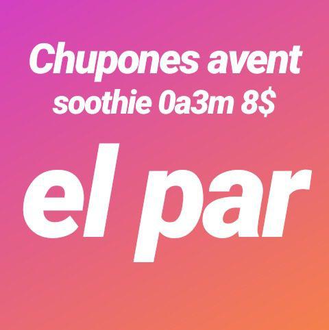 Chupones Avent Soothie0-3 0-6 6-18m Mamilas Avent Zelle 8$