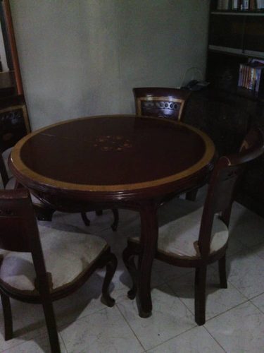 Mesa De Comedor De Madera 4 Puesto