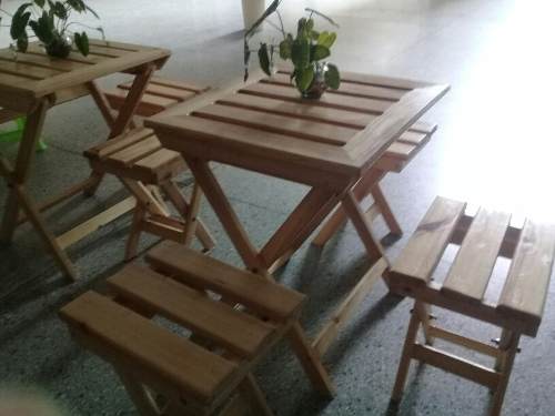 Mesa De Madera Plegable Para Restaurant