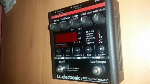 Vendo Tc Electronic Nova Delay Impecable Como Nuevo