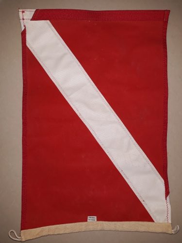 Bandera Buceo Lona Permeable