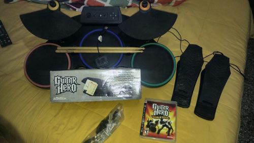 Bateria De Guitar Hero, Juego Y Accesorios
