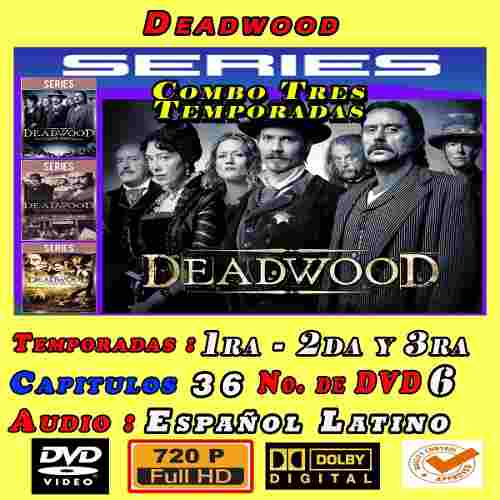 Deadwood Temporadas 1-2-3 Completa Hd 720p Latino Dual.