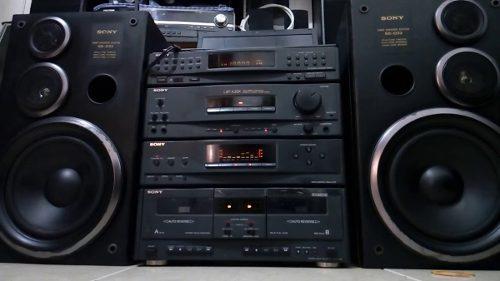 Equipo De Sonido Sony, Plato, Casette, Cd, 1200 Watts, En80d