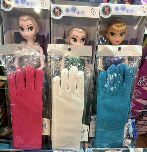 Guantes Para Niñas De Princesa Frozen