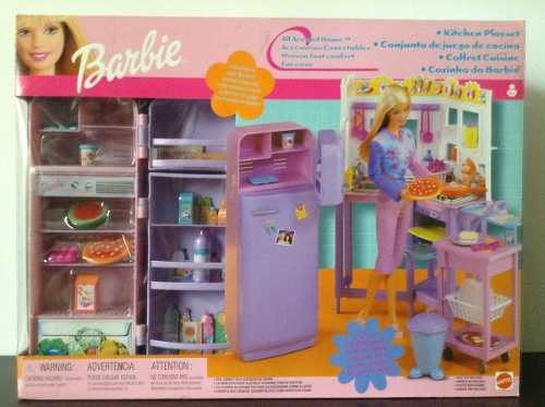 Juego De Cocina Para Barbies Mattel Nuevo