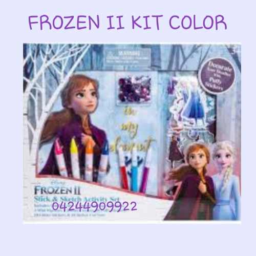 Kit De Libreta Y Crayones Disney Frozen Ii