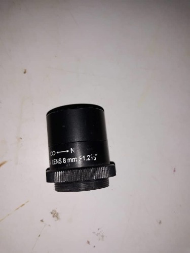 Lente Fijo De 8 Mm F Para Cámara De Seguridad.