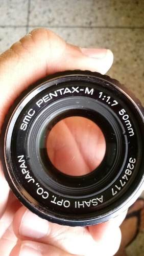 Lente Pentax-m Smc 50mm F1.7 Montura Pentax K