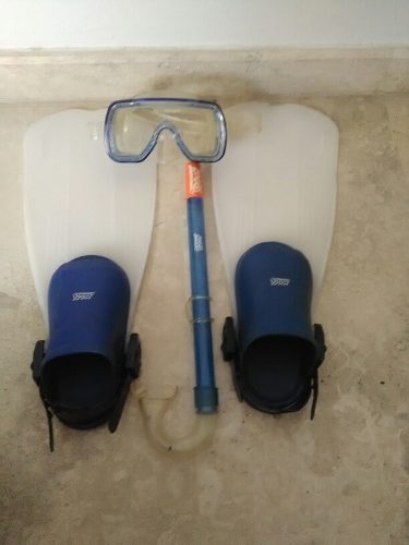 Máscara Chapaletas Snorkel Para Niños