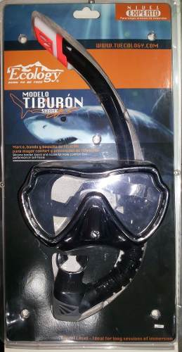 Set De Buceo (careta Y Snorkel) Ecology Modelo Tiburon