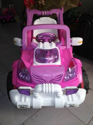 Carrito Jeep A Batería Para Niña