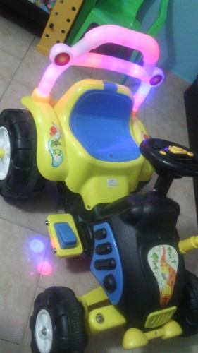 Carro Montable De Bateria Cargador Luces En 70 Verd