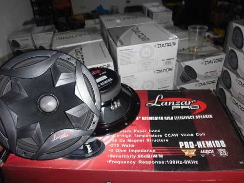 Medio Lanzar 8 Pulg. Modelo Pro Hemidwatts. Par