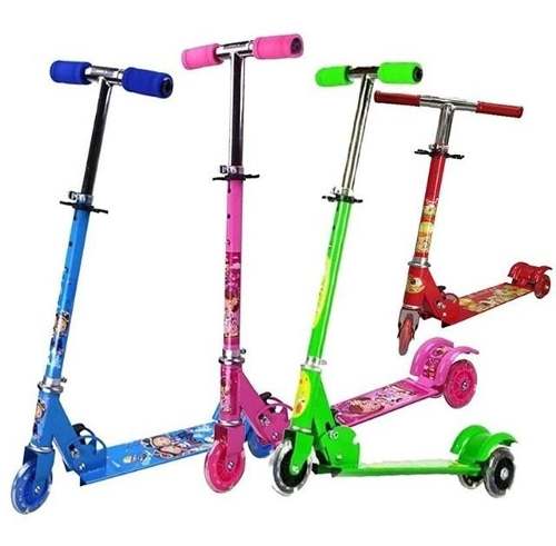 Monopatin Scooter Con Luces Led En Ruedas Niño Niña