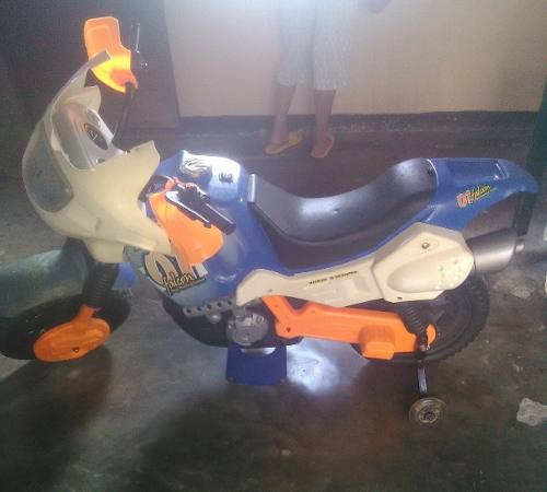 Moto De Niño Con Dod Batería