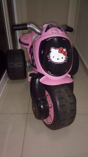 Moto Electrica Para Niña Hello Kitty