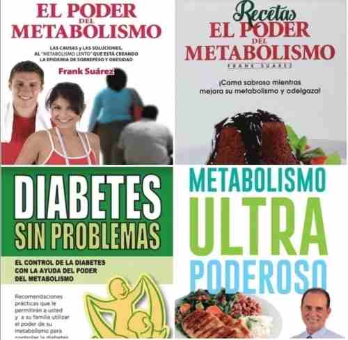 Pack Frank Suarez Metabolismo Ultra Poderoso Sus 5 Libros