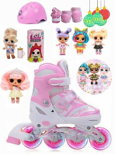 Patines Lineales Para Niñas Lol Surprise/muñeca L.o.l