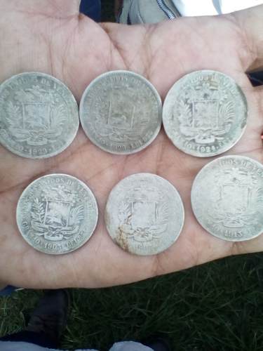 Antiguas Monedas De Plata