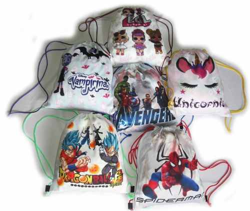 Bolsos Tulas Cotillones Morrales Hasbro Mattel Disney