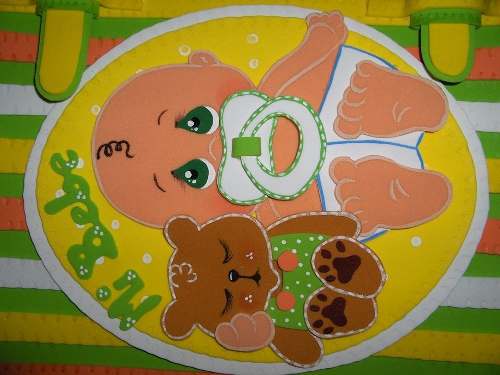 Carpetas Decoradas En Foami (Bebe) Control Prenatal