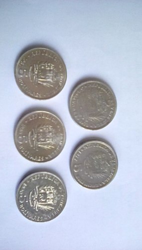 Colección Monedas De 5 Bs Niquel 