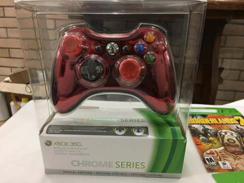 Control Xbox 360 Inalámbrico Edición Especial Red Chrome