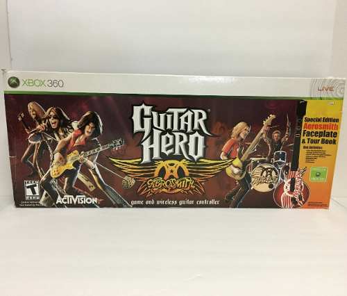 Guitarra Hero Aerosmith Gibson Les Paul Para Xbox 360 + Caja