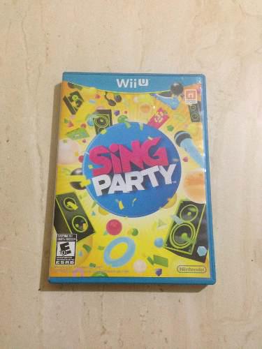 Juego Sing Party Wii U Con Su Micrófono Oferta!