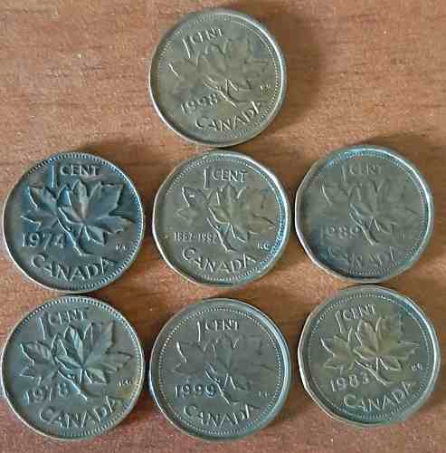 Libro Monedas De Canadá Descontinuadas 1 Centavo