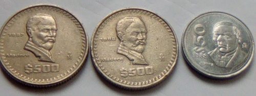 Moneda Cultura Mexicana Francisco Madero  Y Juarez
